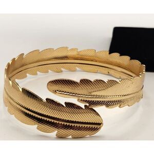 Goddess Cuff Bracelet / Upper High Armband Unmarked Gold‎ Toned